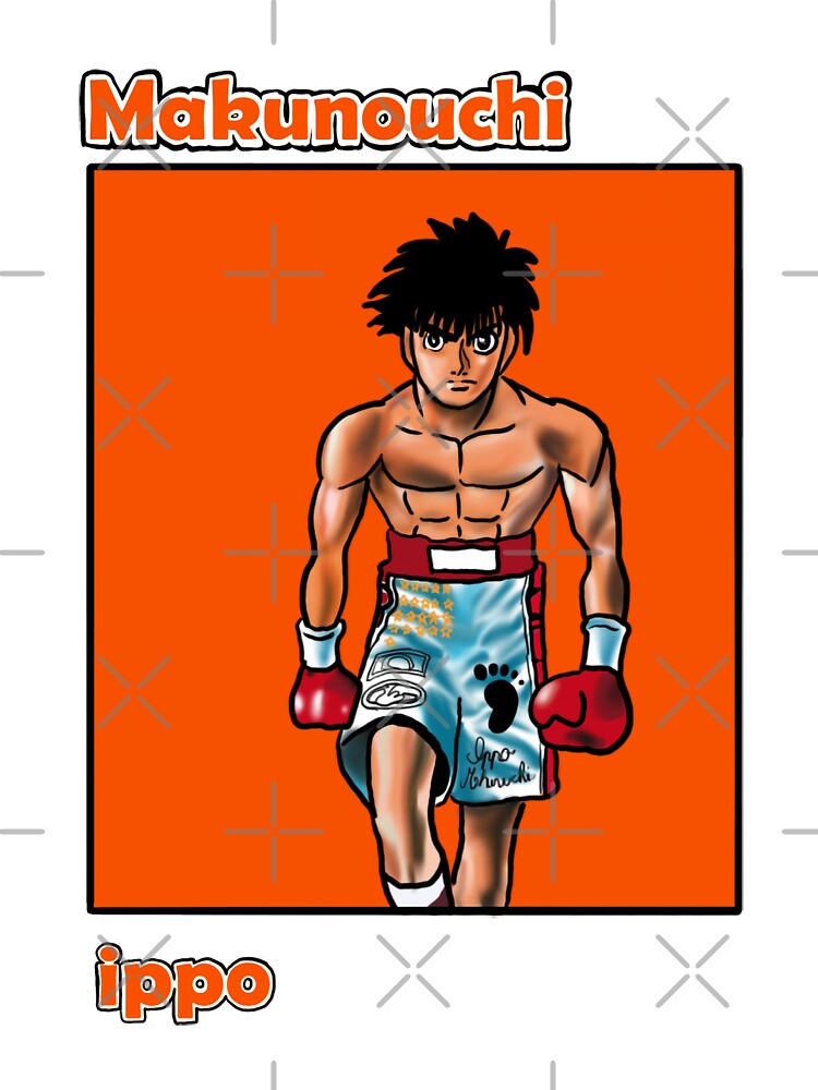 Classic Art Ippo Makunouchi Gifts For Fans Throw Pillow - Image 2