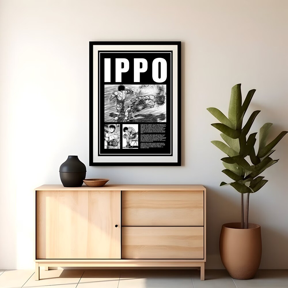 Hajime No Ippo Poster of IPPO Wall Art