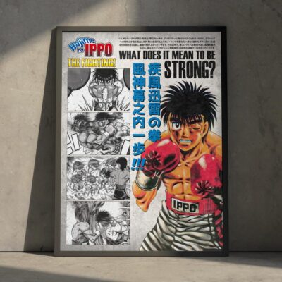 Hajime no Ippo Anime Manga Poster Wall Art
