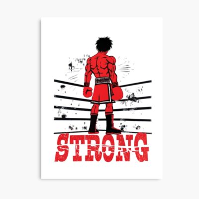 Hajime No Ippo Boxing Art Makunouchi And Kamogawa Japanese Anime Design Poster