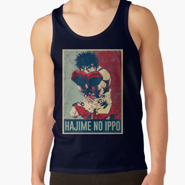 Hajime No Ippo In Hope Distressed Style Tank Top - Image 5