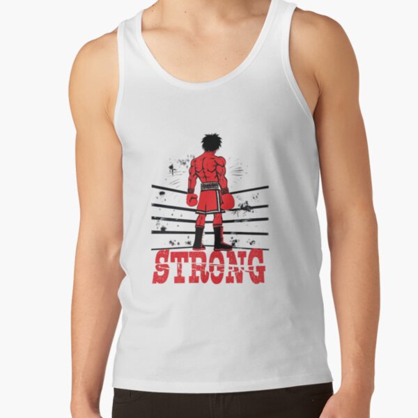 Hajime No Ippo Boxing Art Makunouchi And Kamogawa Japanese Anime Design Tank Top