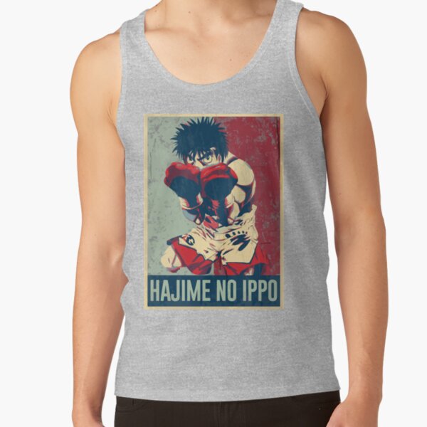 Hajime No Ippo In Hope Distressed Style Tank Top - Image 3