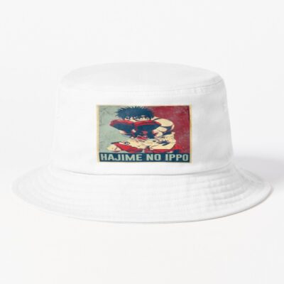 Hajime No Ippo In Hope Distressed Style Bucket Hat