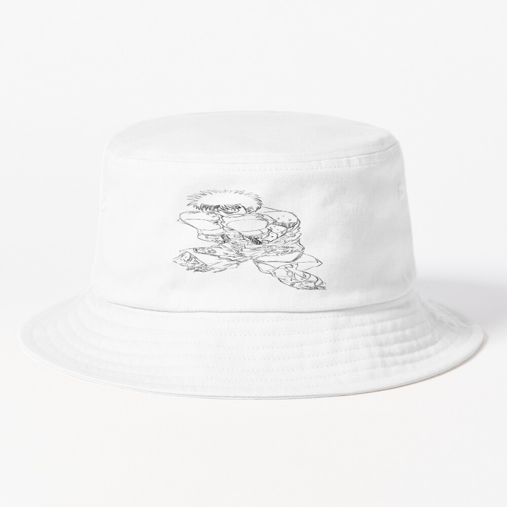 Ippo Hajime No Ippo Bandw Bucket Hat