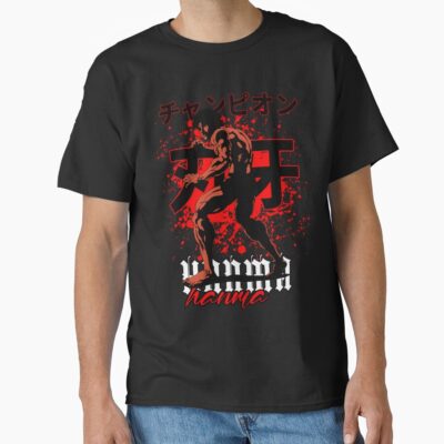 Baki Hanma Anime Art Fighting Spirit Design Martial Arts Manga Fanart T-shirt
