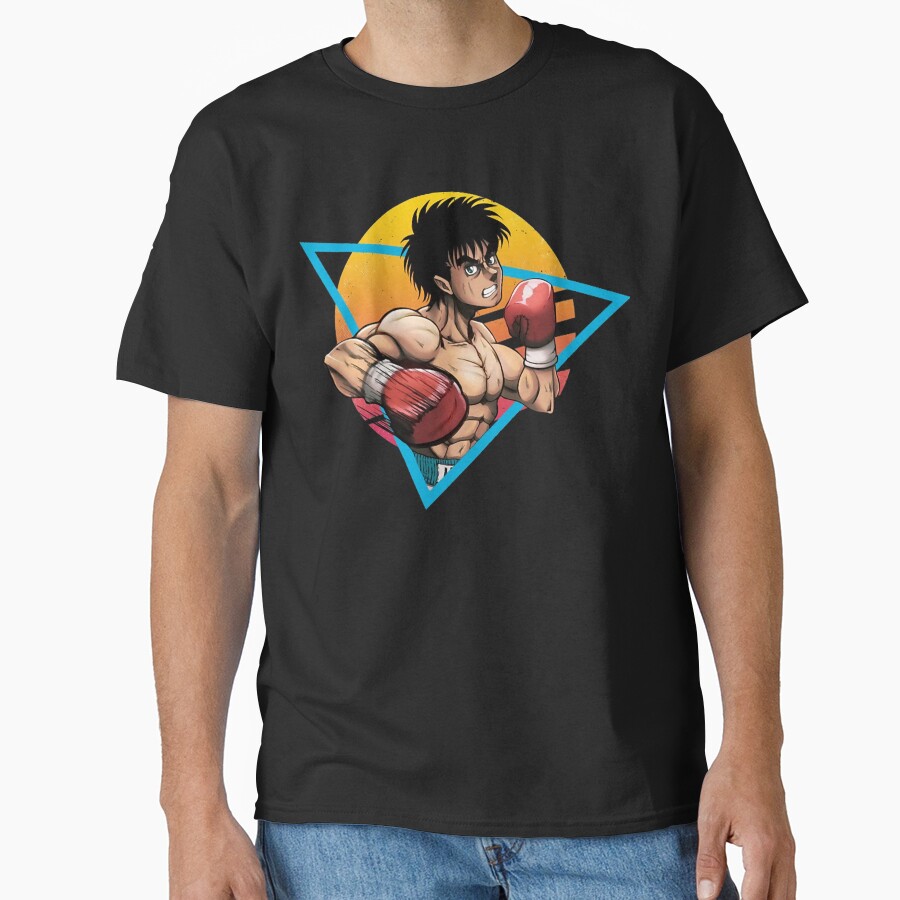 Retro Kamogawa Boxing Gym Art Character T-shirt