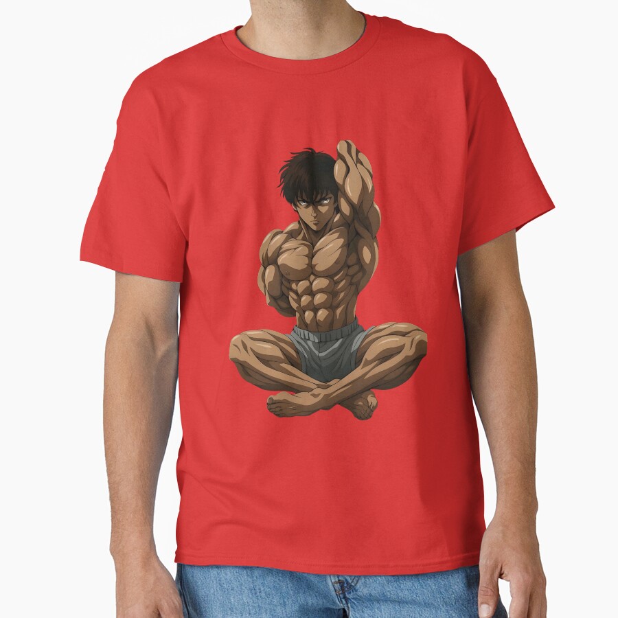 Baki Hanma Aesthetic Physique T-shirt - Image 5