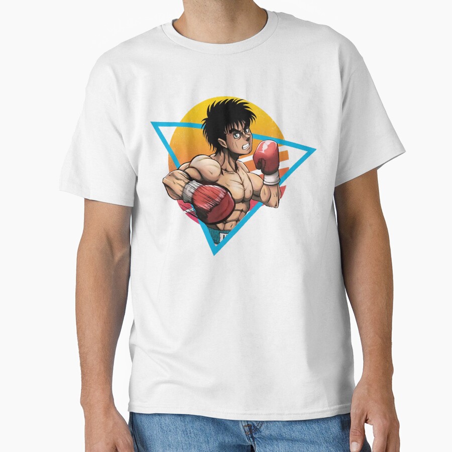 Retro Kamogawa Boxing Gym Art Character T-shirt - Image 2