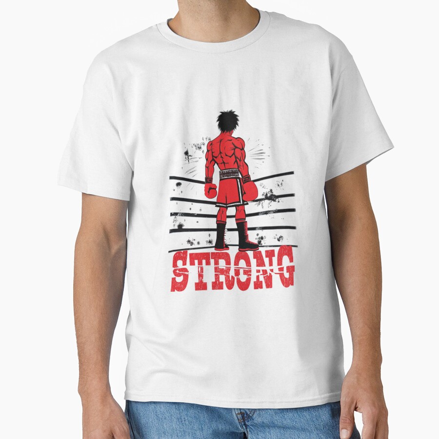 Hajime No Ippo Boxing Art Makunouchi And Kamogawa Japanese Anime Design T-shirt