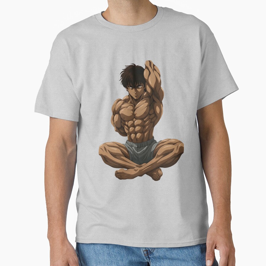 Baki Hanma Aesthetic Physique T-shirt - Image 3