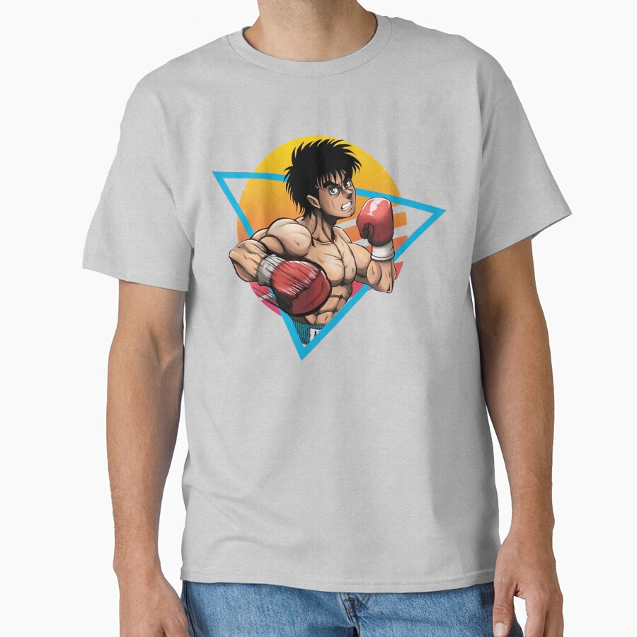 Retro Kamogawa Boxing Gym Art Character T-shirt - Image 3