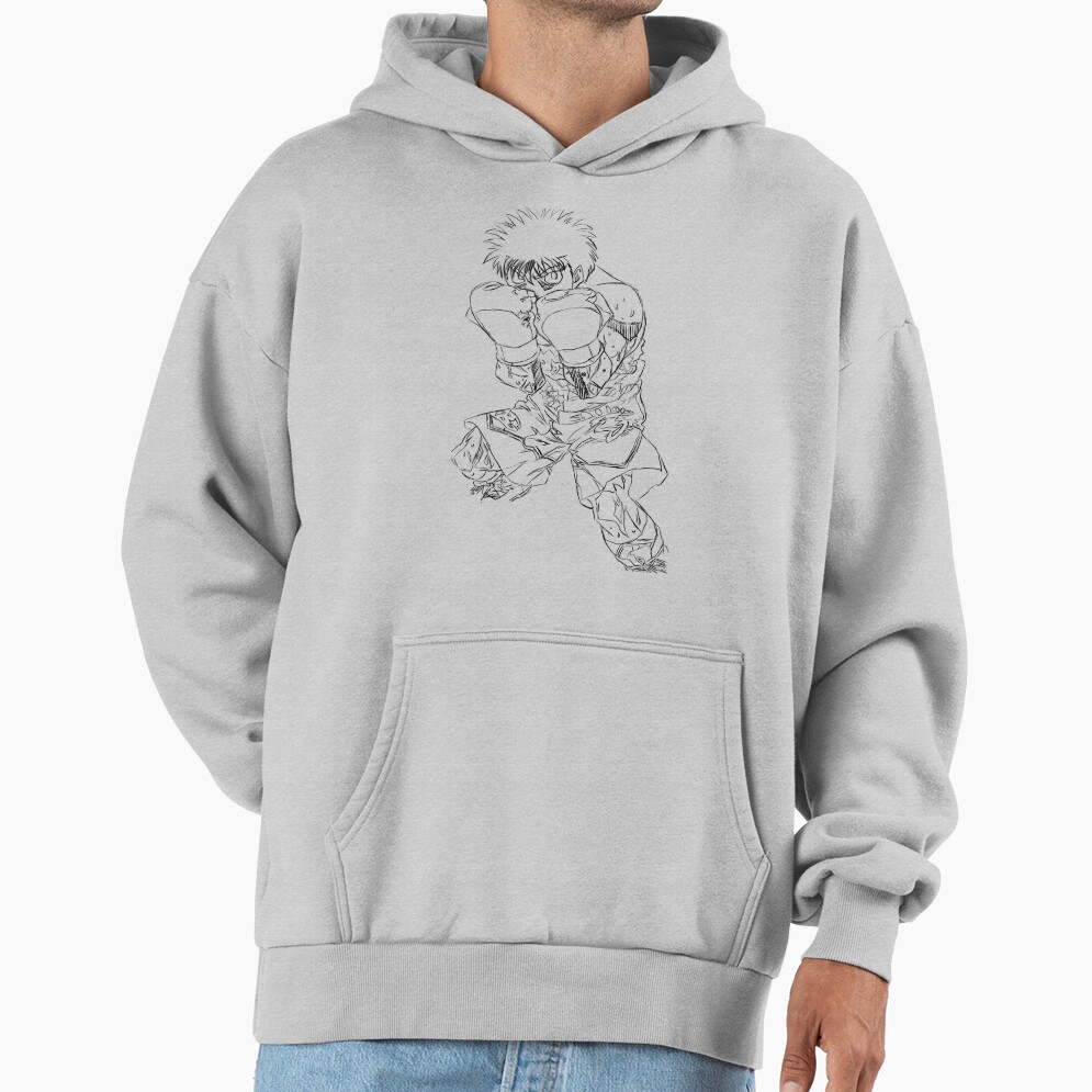 Ippo Hajime No Ippo Bandw Hoodie - Image 4