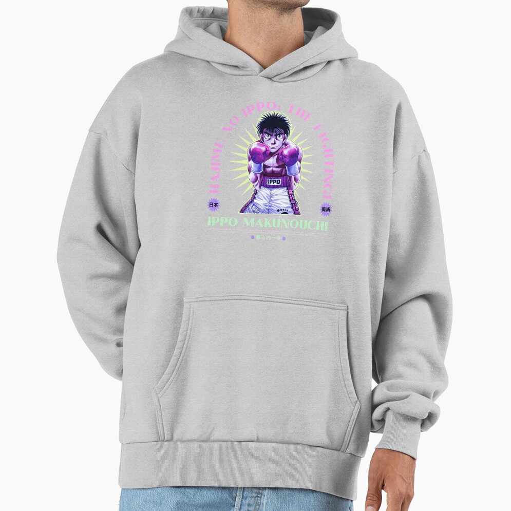Ippo Makunouchi Hajime No Fanfic Ippo Streetwear Style Hoodie - Image 4