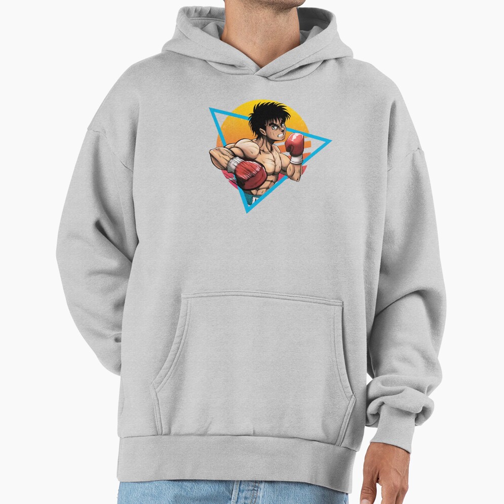 Retro Kamogawa Boxing Gym Art Character Hoodie - Image 4
