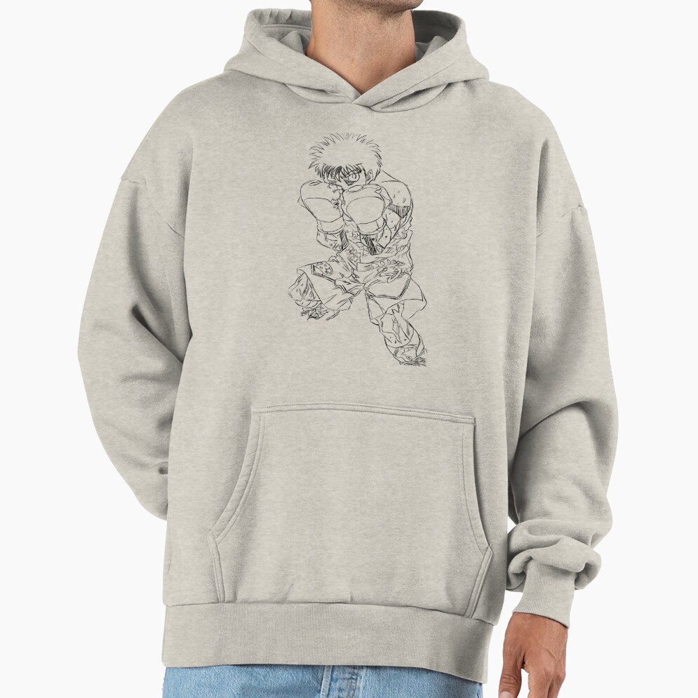 Ippo Hajime No Ippo Bandw Hoodie - Image 3