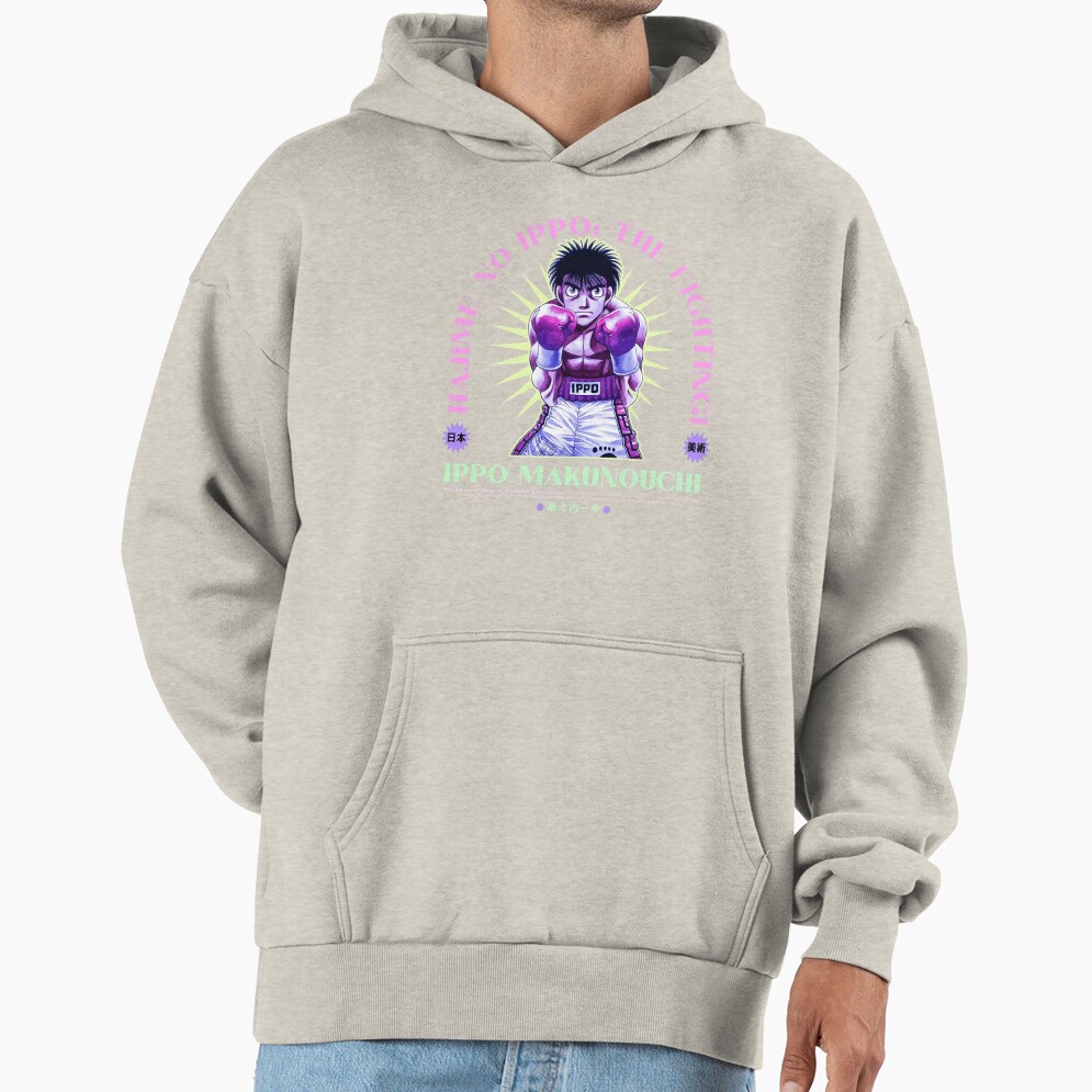 Ippo Makunouchi Hajime No Fanfic Ippo Streetwear Style Hoodie - Image 3