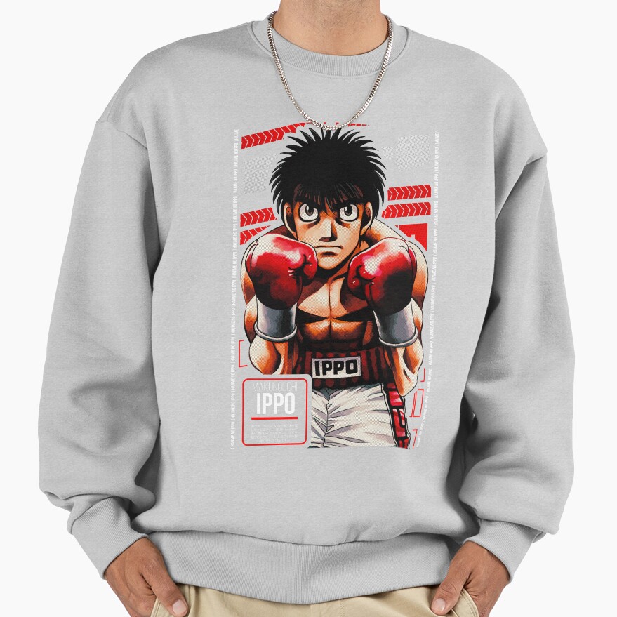 Ippo Makunouchi Hajime No Ippo Cover Series V1 Color Version Sweatshirt - Image 4