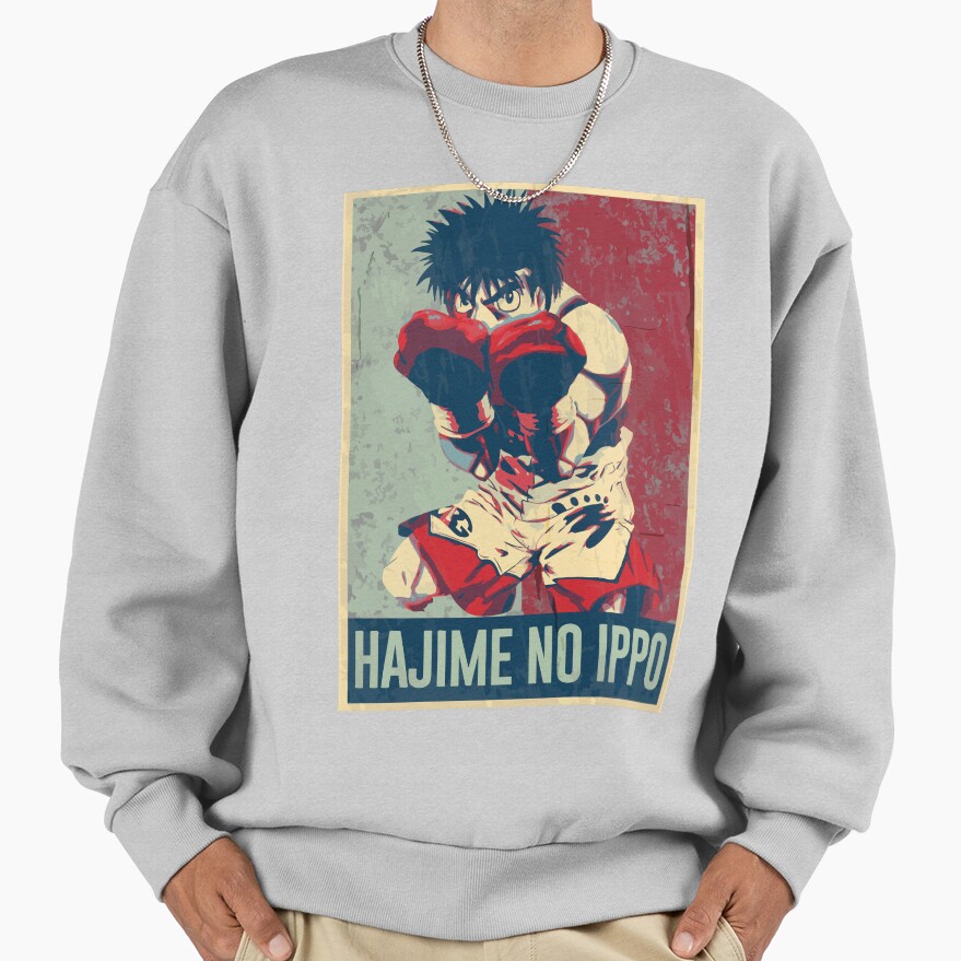 Hajime No Ippo In Hope Distressed Style Sweatshirt - Image 4