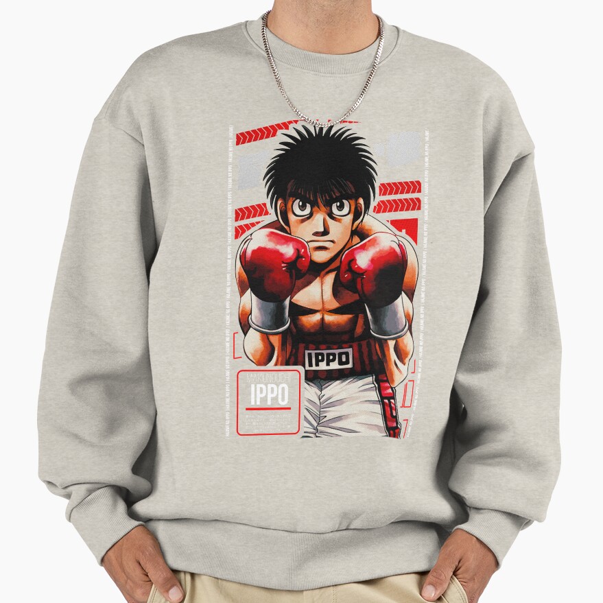 Ippo Makunouchi Hajime No Ippo Cover Series V1 Color Version Sweatshirt - Image 3