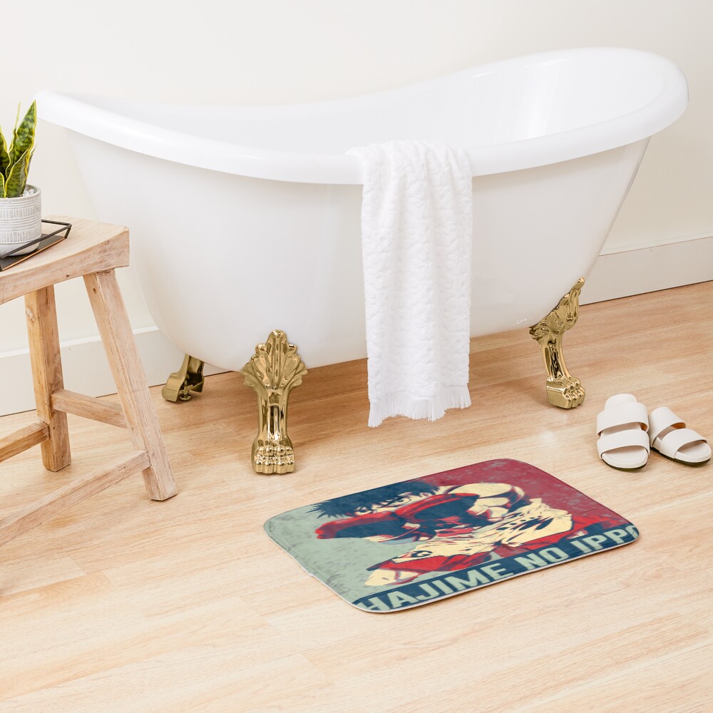 Hajime No Ippo In Hope Distressed Style Bath Mat - Image 2