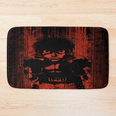Hajime No Ippo T Shirtboxer Dark Side Bath Mat