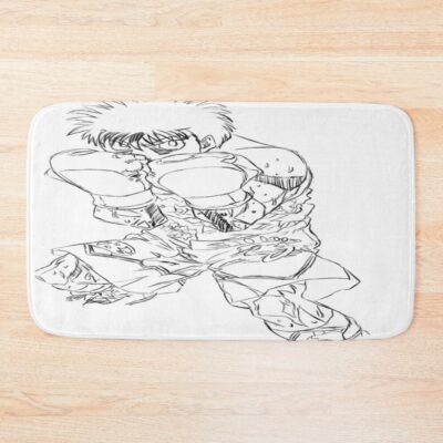 Ippo Hajime No Ippo Bandw Bath Mat