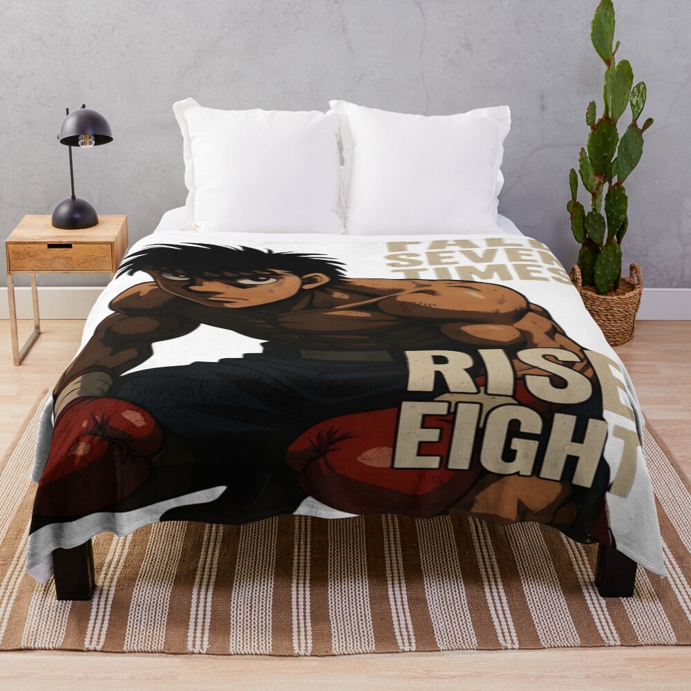 Hajime No Ippo Ippo Makunouchi Anime Throw Blanket