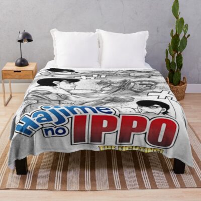 Hajime No Fanfic Ippo 5 Throw Blanket