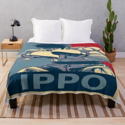 Hajime No Ippo Boxing Anime Hope Throw Blanket