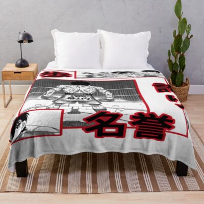 Ippo Makunouchi Hajime No Fanfic Ippo Graphic Throw Blanket