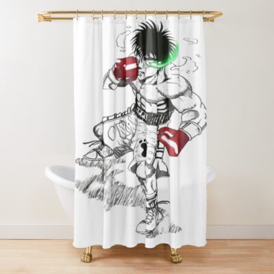 Hajime No Fanfic Ippo 6 Shower Curtain