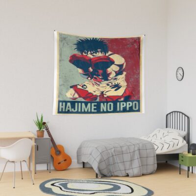Hajime No Ippo In Hope Distressed Style Tapestry