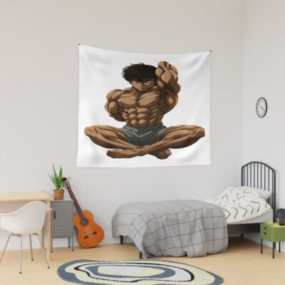 Baki Hanma Aesthetic Physique Tapestry