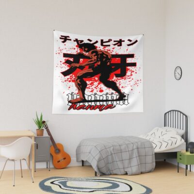 Baki Hanma Anime Art Fighting Spirit Design Martial Arts Manga Fanart Tapestry