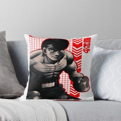 Mamoru Takamura Hajime No Ippo Anime Star Edition Rd Throw Pillow