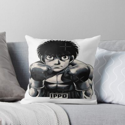 Ippo Makunouchi Basic Throw Pillow