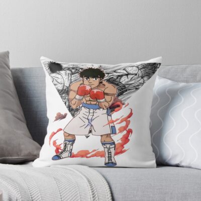 Hajime No Fanfic Ippo 7 Throw Pillow