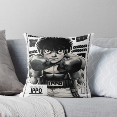 Ippo Makunouchi Hajime No Ippo Cover Series V2 Throw Pillow