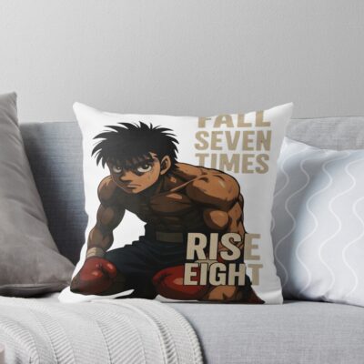 Hajime No Ippo Ippo Makunouchi Anime Throw Pillow