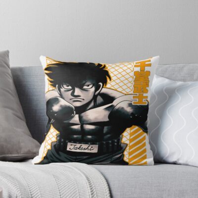 Sendo Takeshi Hajime No Ippo Anime Star Edition Og Throw Pillow