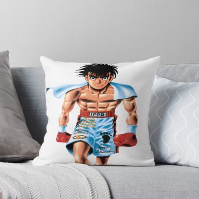 Hajime No Ippo Ready For Fight Throw Pillow