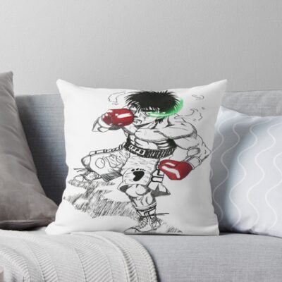 Hajime No Fanfic Ippo 6 Throw Pillow